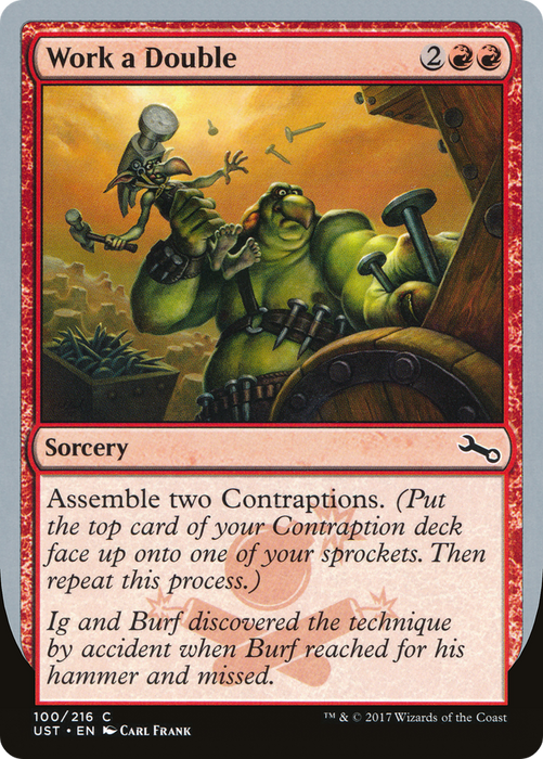 Work a Double (UST-100) - common - Foil