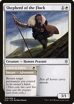 Shepherd of the Flock // Usher to Safety (ELD-028) - uncommon