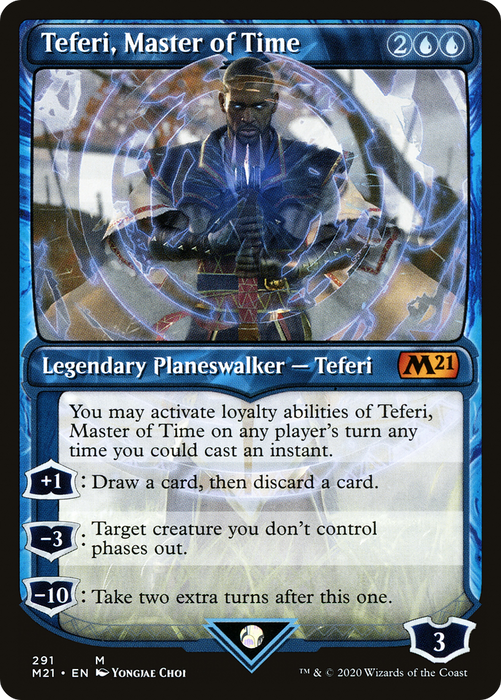 Teferi, Master of Time (M21-291) - mythic: (Showcase)
