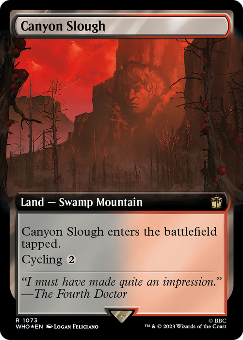 Canyon Slough (WHO-1073) - rare: (Extended Art) - Foil