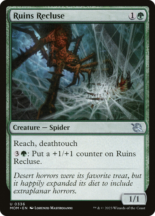 Ruins Recluse (MOM-336) - uncommon - Foil