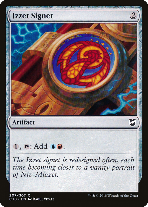 Izzet Signet (C18-207) - common