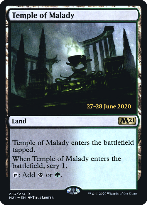 Temple of Malady (PRE-253S) - rare - Foil
