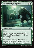 Howlpack Resurgence (INR-204) - uncommon: (enchantment) - Foil