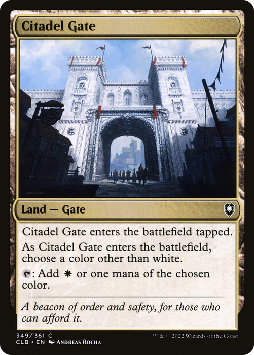Citadel Gate (CLB-349) - common