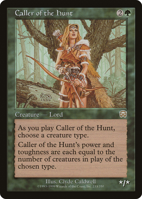 Caller of the Hunt (MMQ-233) - rare - Foil