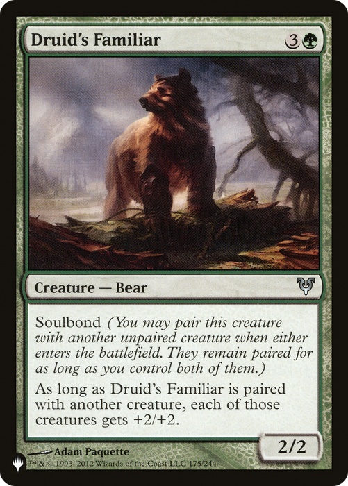 Druid's Familiar (LIST-AVR-175) - uncommon