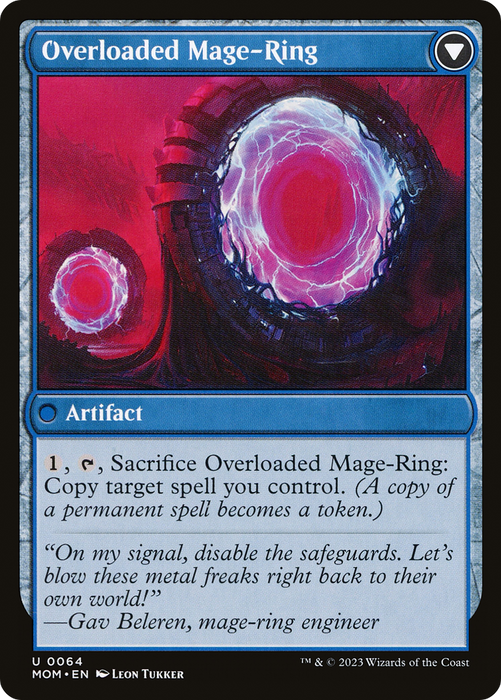 Invasion of Vryn // Overloaded Mage-Ring (MOM-064) - uncommon