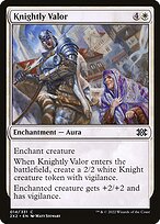 Knightly Valor (2X2-014) - common - Foil