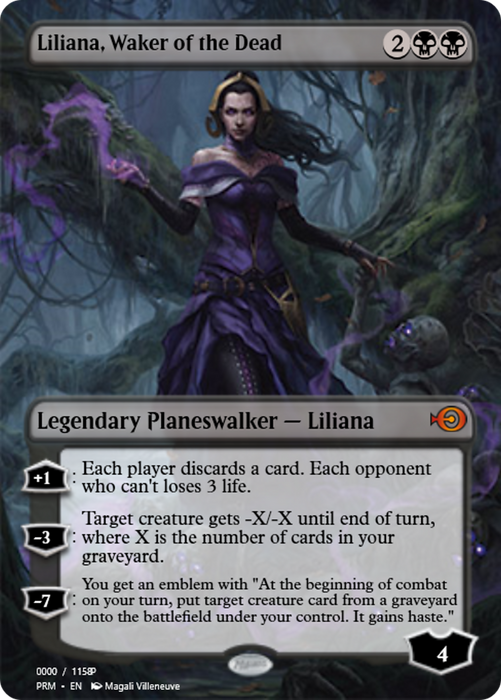 Liliana, Waker of the Dead (PRM-85936) - mythic - Foil