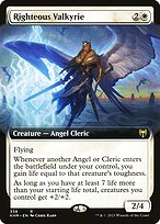 Righteous Valkyrie (KHM-338) - rare: (Extended Art)