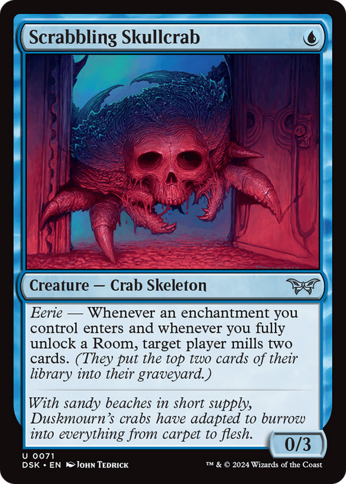 Scrabbling Skullcrab (DSK-071) - uncommon