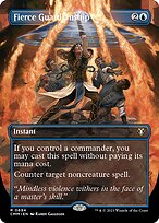 Fierce Guardianship (CMM-694) - rare (Borderless) - Foil