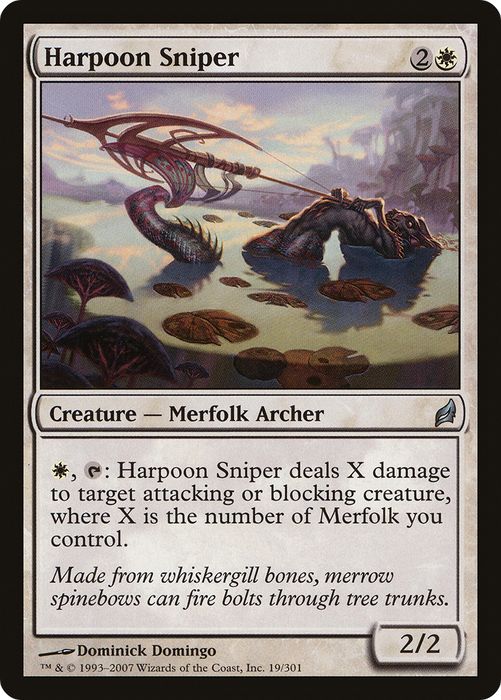 Harpoon Sniper (LRW-019) - uncommon - Foil