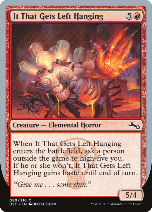It That Gets Left Hanging (UST-089) - common - Foil