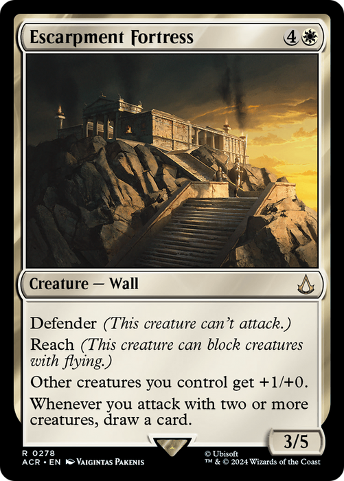 Escarpment Fortress (ACR-278) - rare