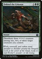 Defend the Celestus (MID-182) - uncommon - Foil