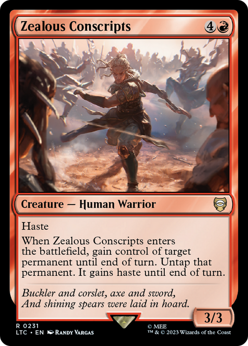 Zealous Conscripts (LTC-231) - rare