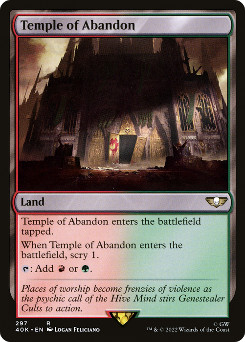 Temple of Abandon (40K-297) - rare