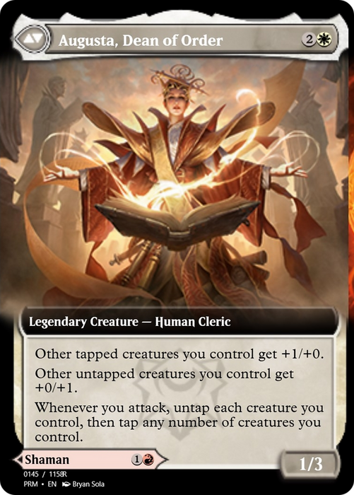 Plargg, Dean of Chaos // Augusta, Dean of Order (PRM-90260) - rare