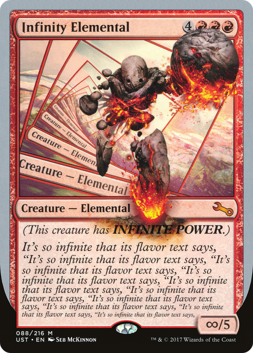 Infinity Elemental (UST-088) - mythic - Foil