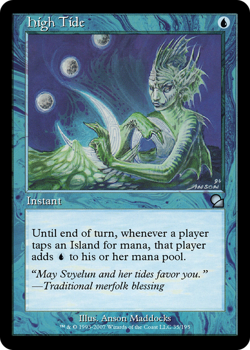 High Tide (ME1-035) - uncommon - Foil