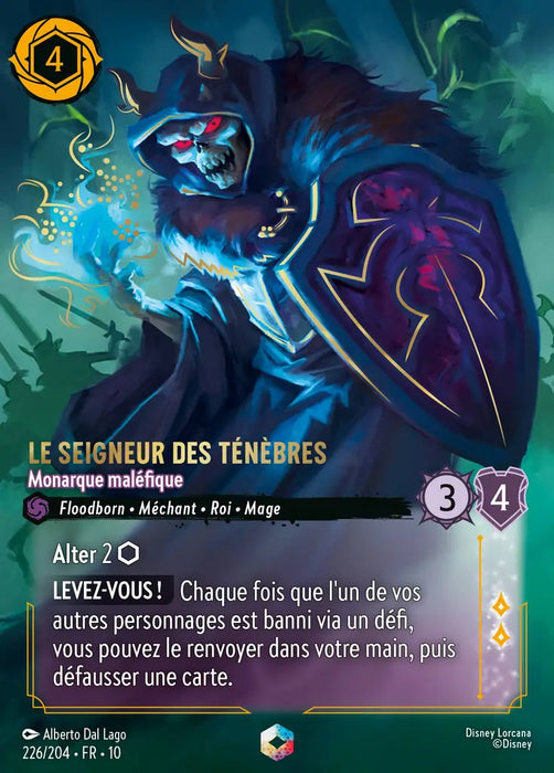 Le Seigneur des Ténèbres - Monarque maléfique (Enchantée) (226/204) - LDLP - Enchantée - Holofoil