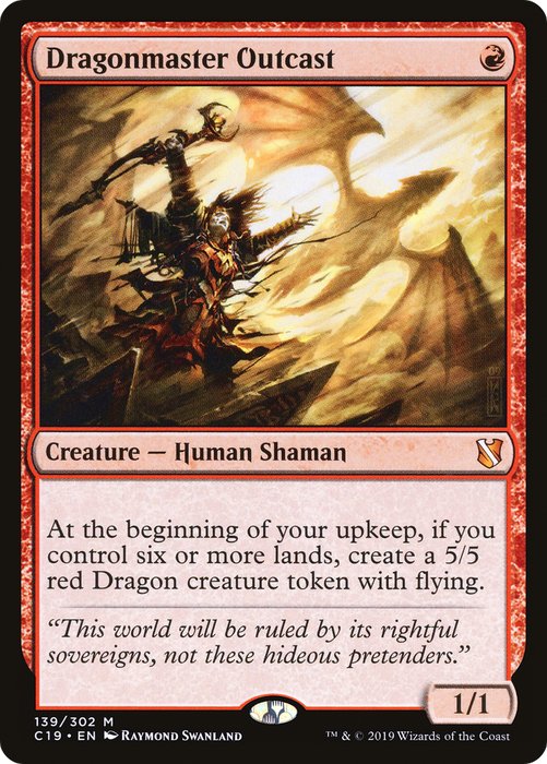 Dragonmaster Outcast (C19-139) - mythic