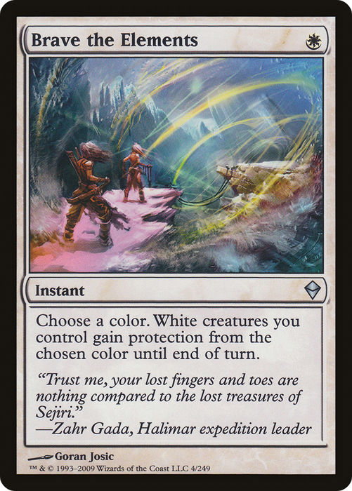 Brave the Elements (ZEN-004) - uncommon - Foil