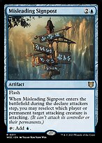 Misleading Signpost (WOC-011) - rare