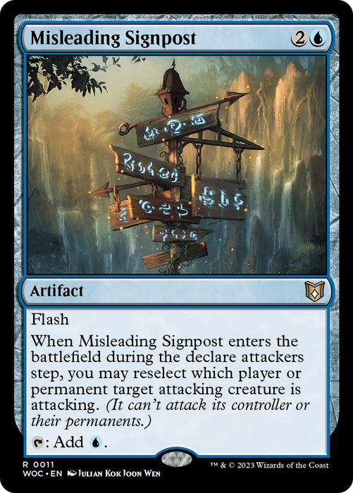 Misleading Signpost (WOC-011) - rare