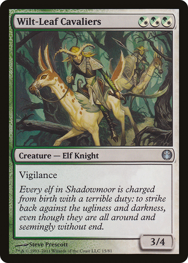 Wilt-Leaf Cavaliers (DDG-015) - uncommon