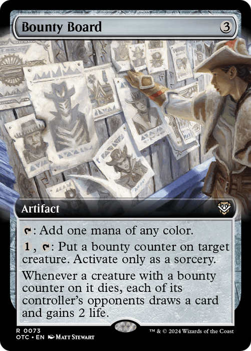 Bounty Board (OTC-073) - rare: (Extended Art)