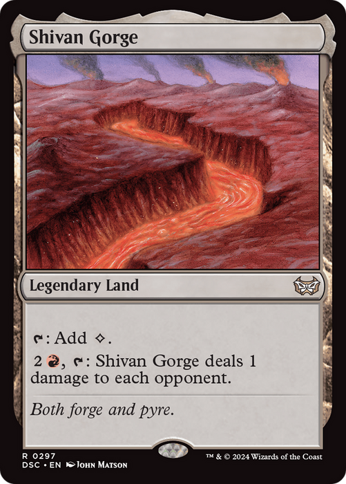 Shivan Gorge (DSC-297) - rare