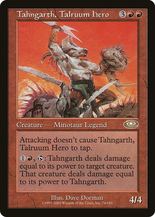 Tahngarth, Talruum Hero (PLS-074) - rare