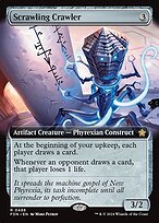 Scrawling Crawler (FDN-486) - rare: (Extended Art) - Foil