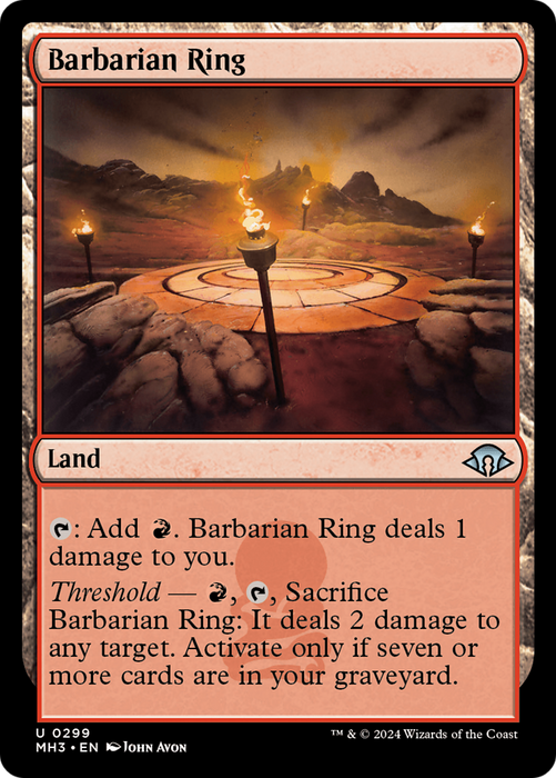 Barbarian Ring (MH3-299) - uncommon