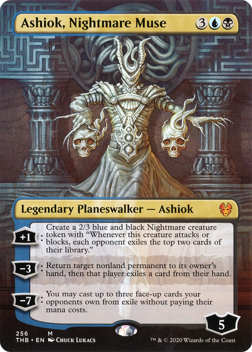 Ashiok, Nightmare Muse (THB-256) - mythic (Borderless)
