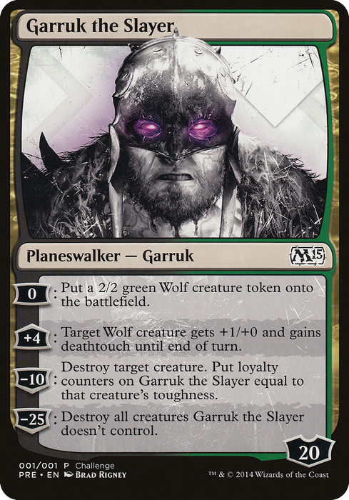 Garruk the Slayer (OVER-001) - common