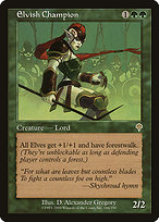 Elvish Champion (INV-186) - rare - Foil