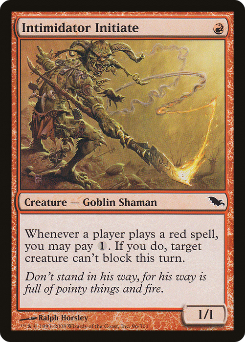 Intimidator Initiate (SHM-096) - common - Foil