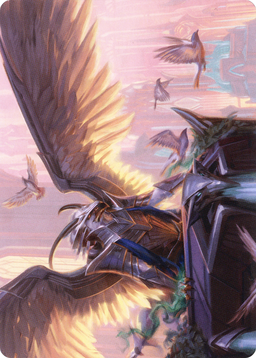 Falco Spara, Pactweaver // Falco Spara, Pactweaver (ASNC-025) - common (Borderless) - Foil