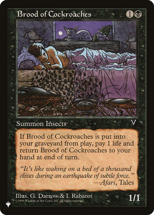Brood of Cockroaches (LIST-VIS-53) - uncommon