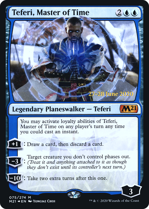 Teferi, Master of Time (PRE-75S) - mythic - Foil