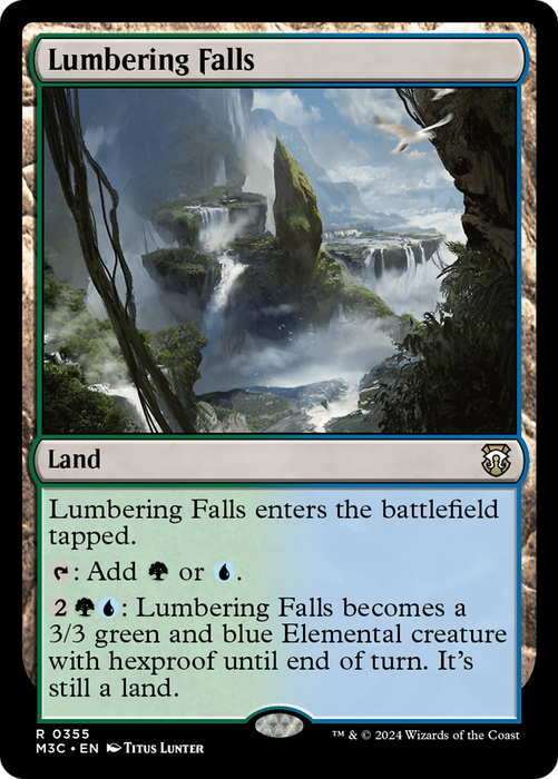 Lumbering Falls (M3C-355) - rare