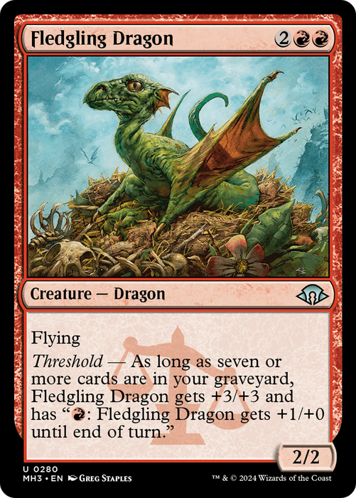 Fledgling Dragon (MH3-280) - uncommon