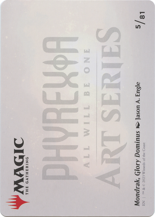 Mondrak, Glory Dominus // Mondrak, Glory Dominus (AONE-005) - common (Borderless) - Foil