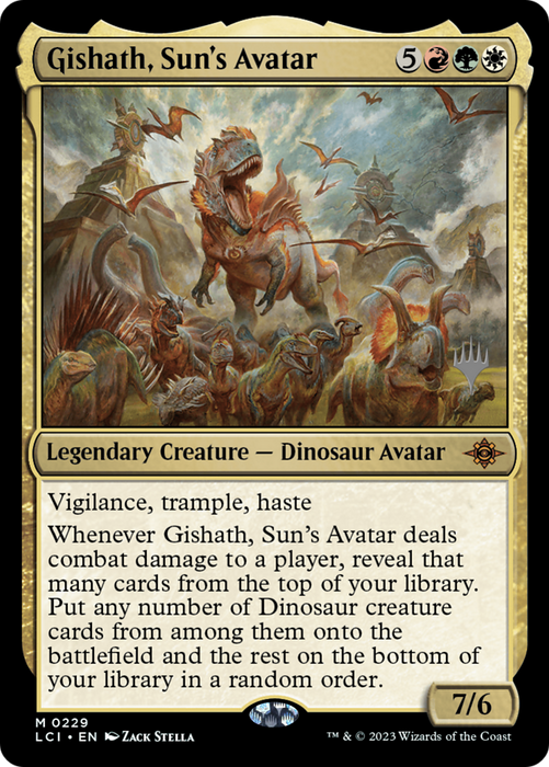 Gishath, Sun's Avatar (PPLCI-229P) - mythic - Foil