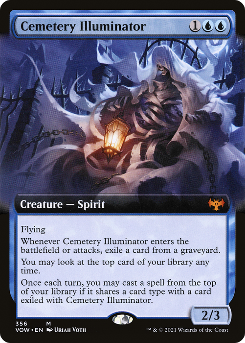 Cemetery Illuminator (VOW-356) - mythic: (Extended Art)