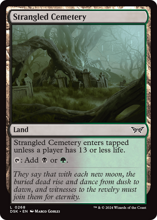 Strangled Cemetery (DSK-268) - common - Foil